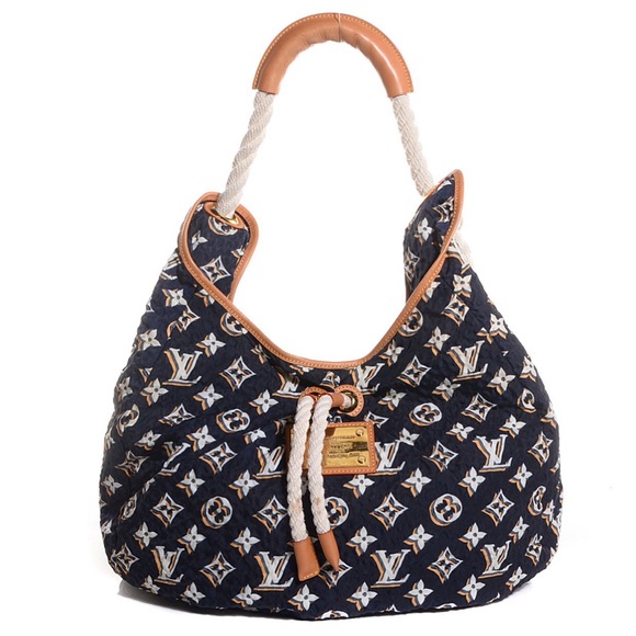 Louis Vuitton Handbags - LOUIS VUITTON NAVY BULLES MM BAG